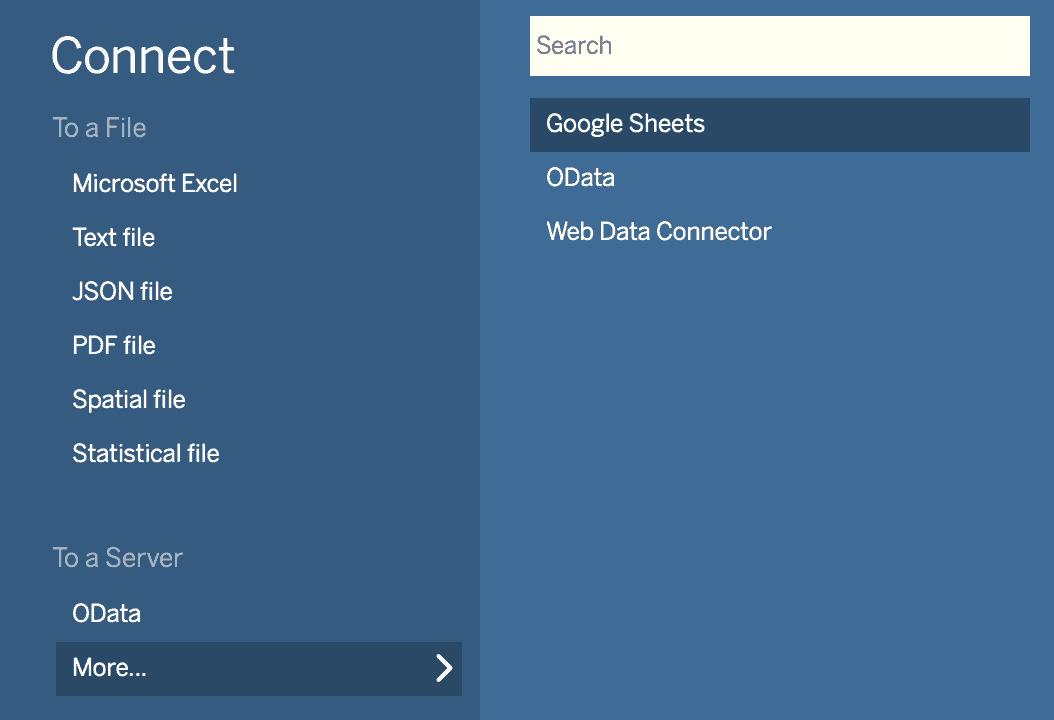 Tableau Google Analytics
