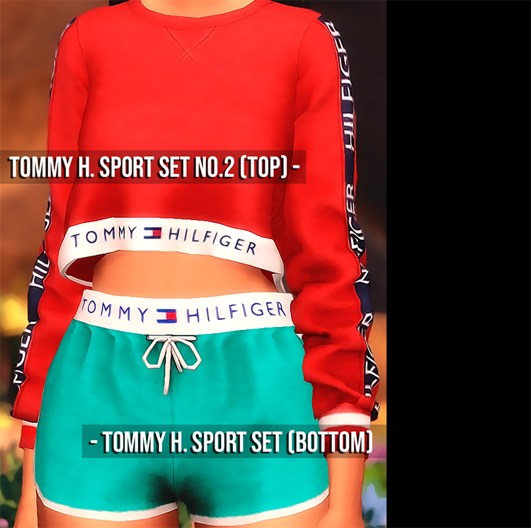 Tommy Hilfiger (Male + Female): Sims 4 CC (List)