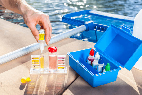 Pool chemistry test kit