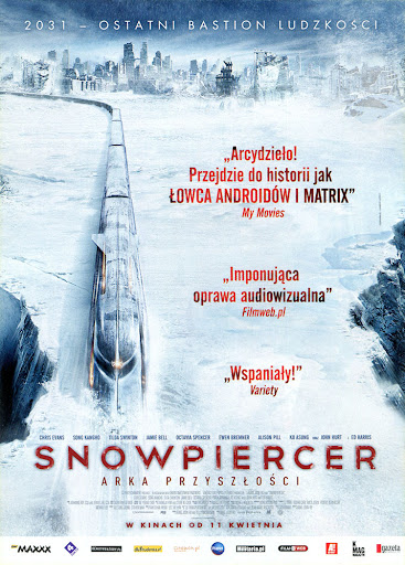 Przód ulotki filmu 'Snowpiercer: Arka przyszłości'