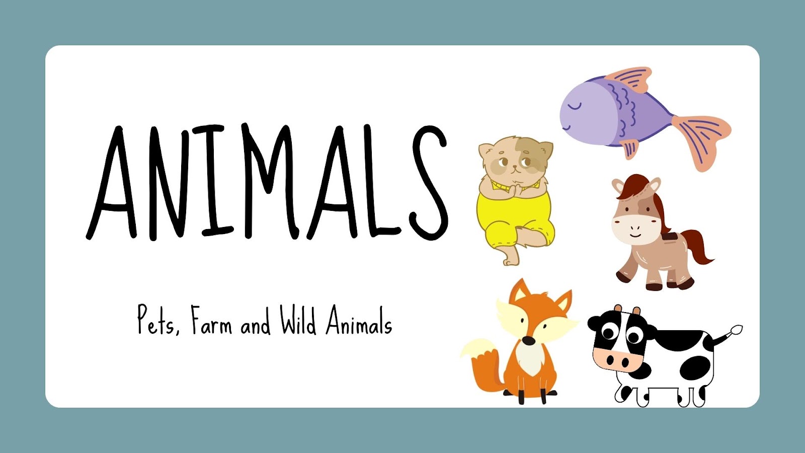 Língua Inglesa – Animals (Animais) – Conexão Escola SME