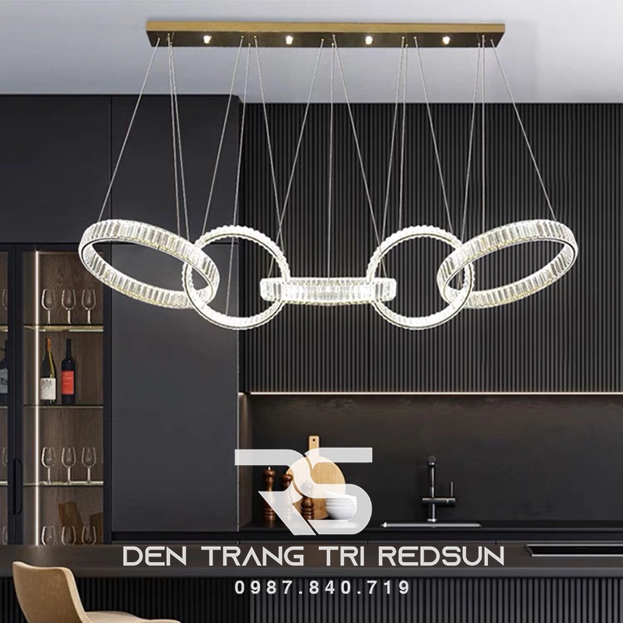 Đèn thả bàn ăn phong cách hiện đại và ấn tượng