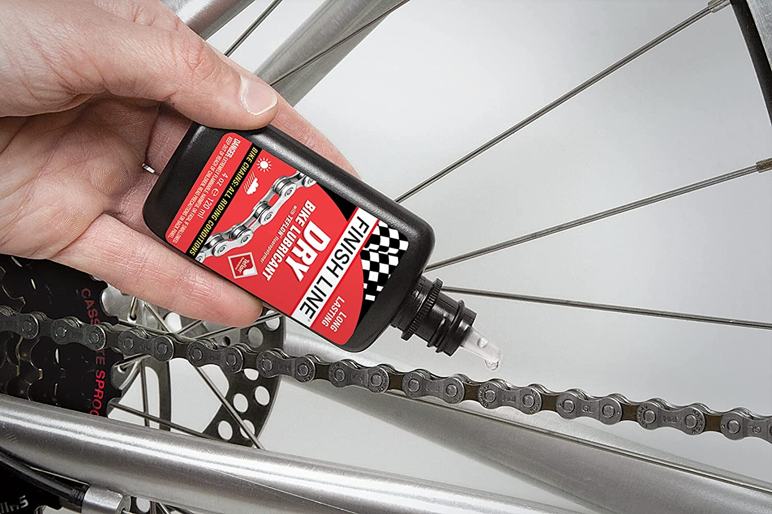 Make sure that the drivetrain parts are well lubricated before testing to see if your chain will shift to a low gear.