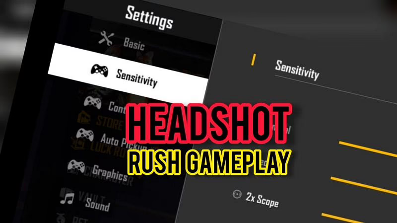 Best Free Fire headshot sensitivity settings for rush gameplay