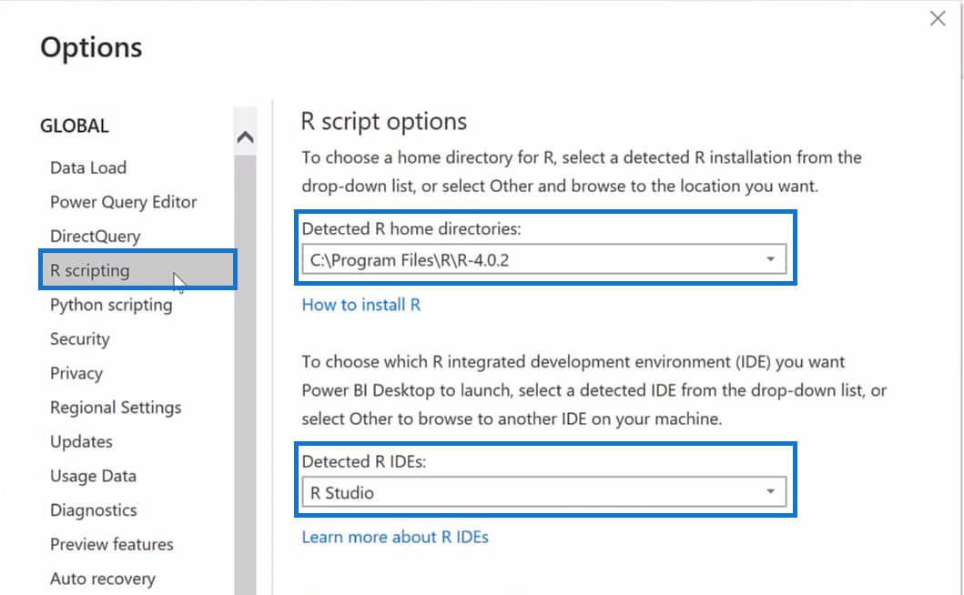 R for Power BI