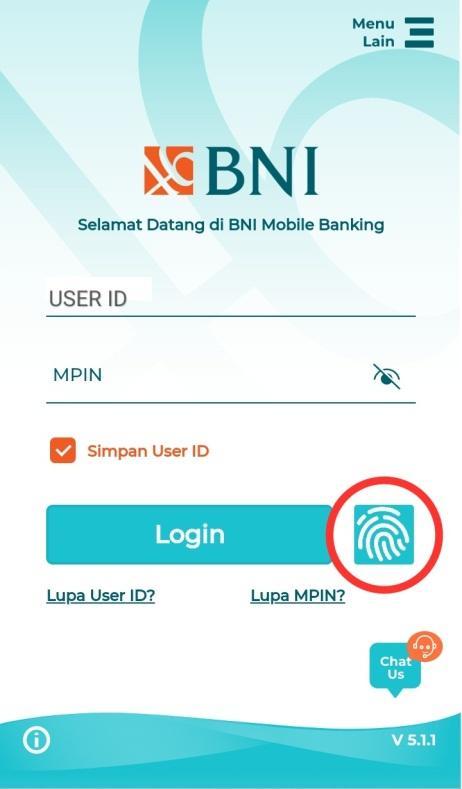 User ID BNI M Banking Internet