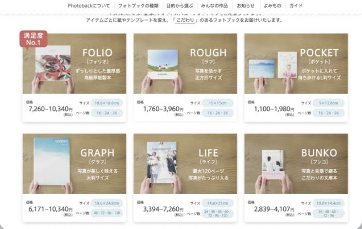 photoback　レビュー