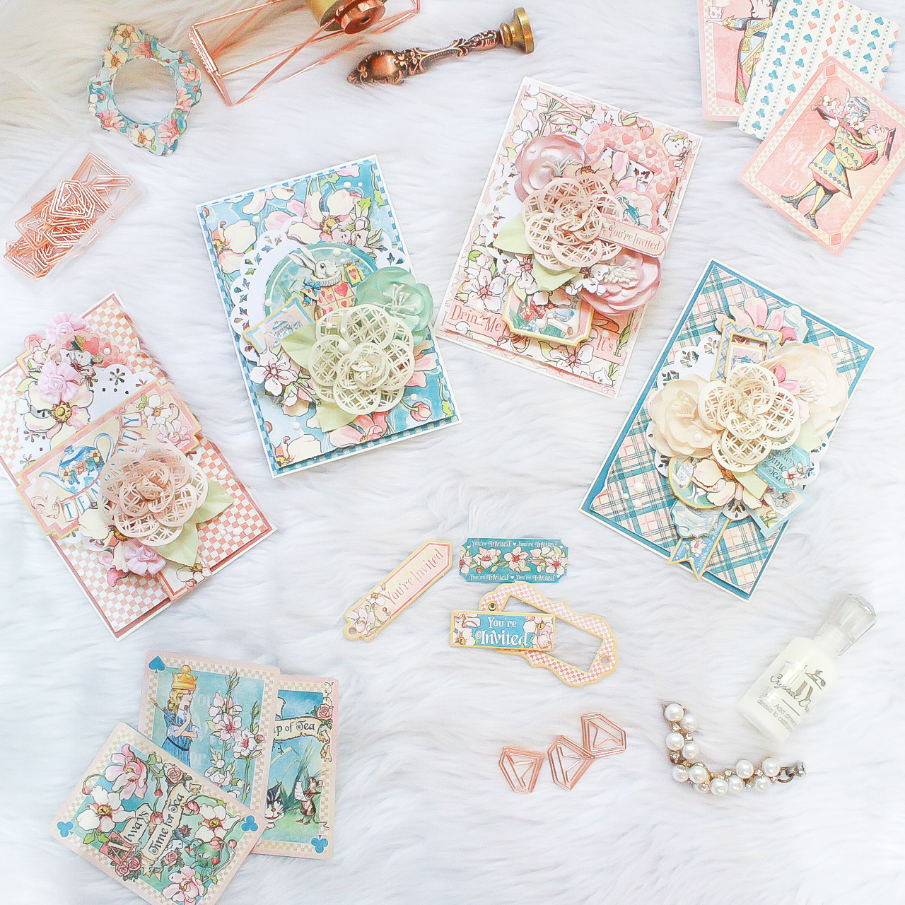 Pretty Pastel Birthday Cards – Graphic 45 Papers