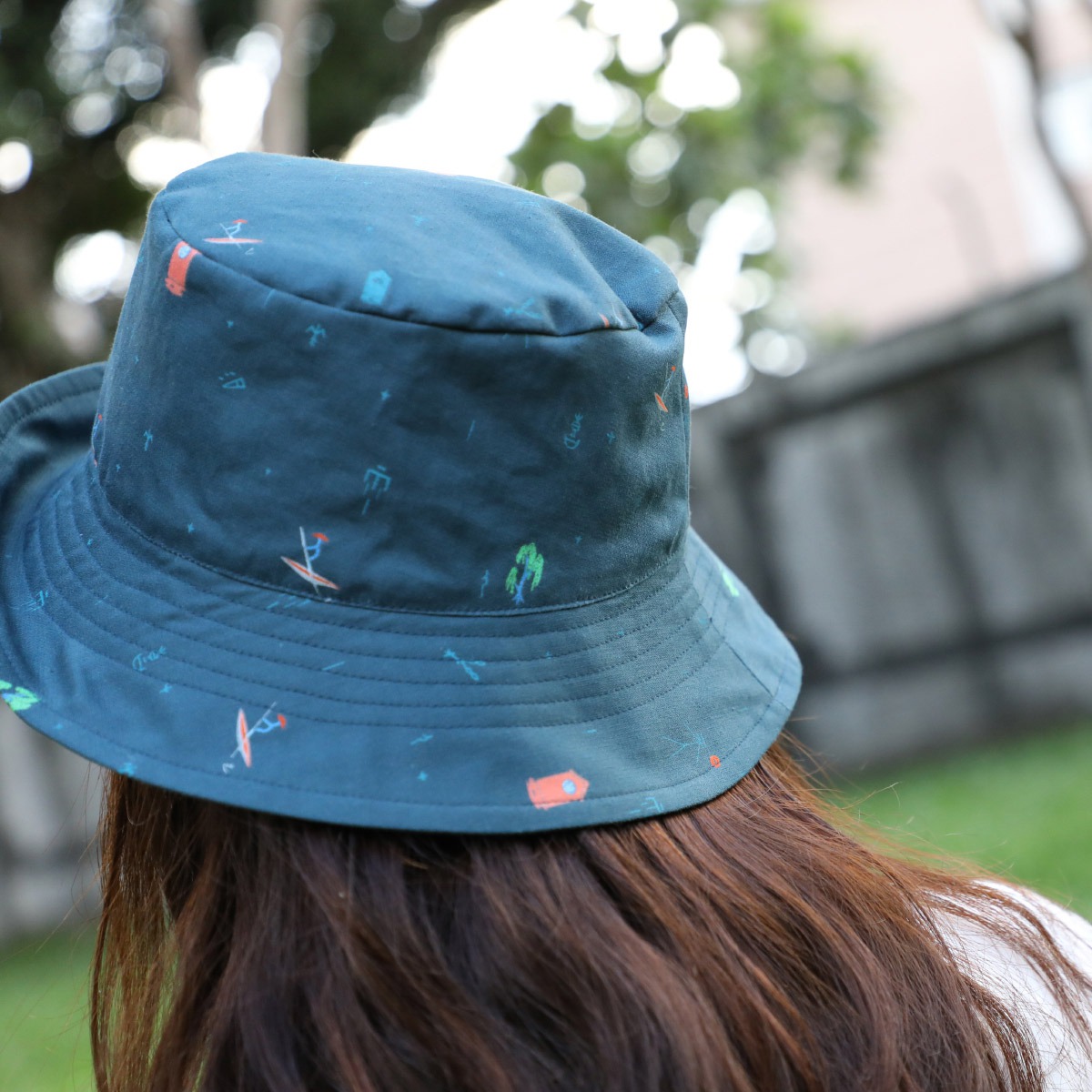 国立故宮博物院　バケットハット　夏の帽子