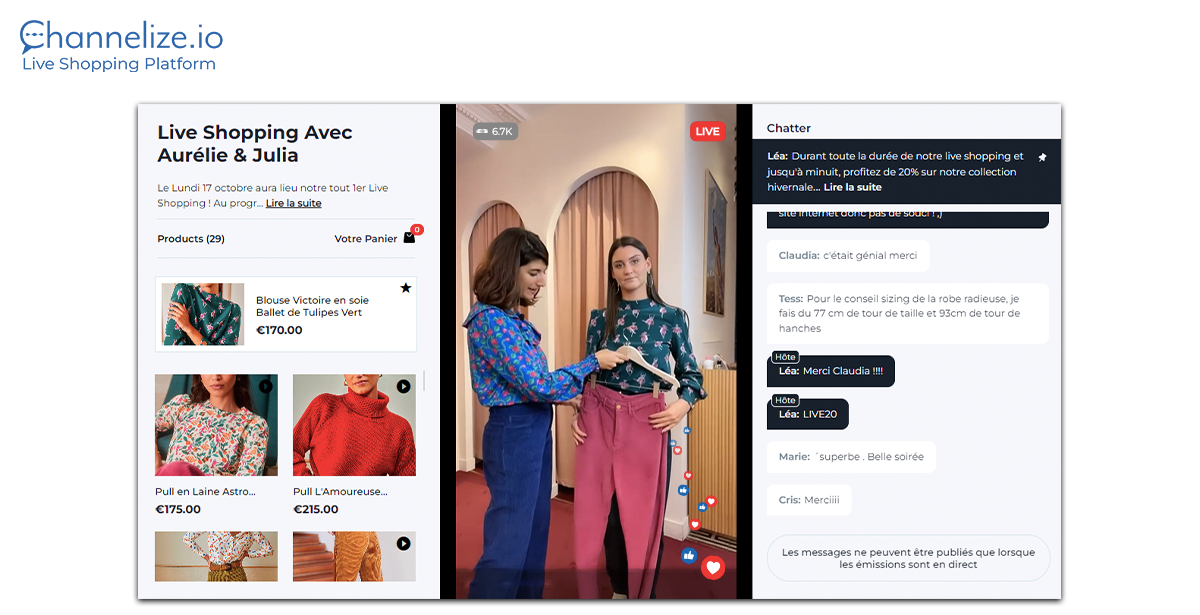  Soi Paris implemented the Channelize.io Live Stream Shopping Platform to Improve Conversion Rate 