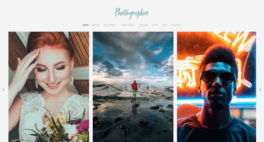 Tema WordPress Fotógrafo