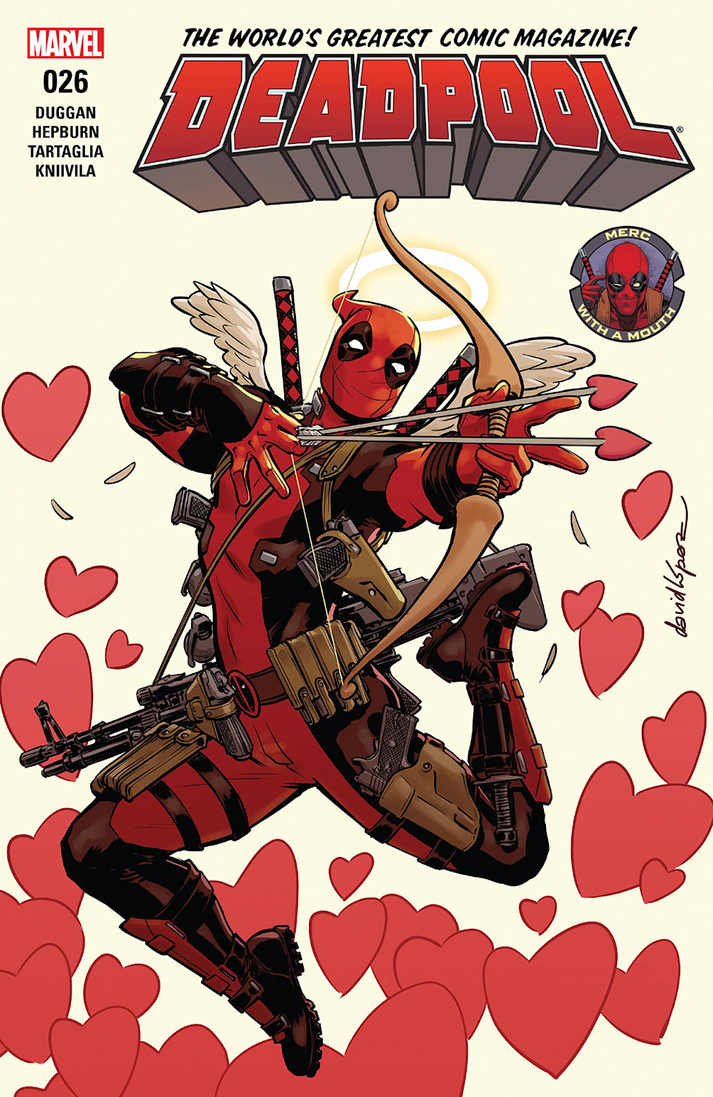 Copertina del fumetto di Deadpool