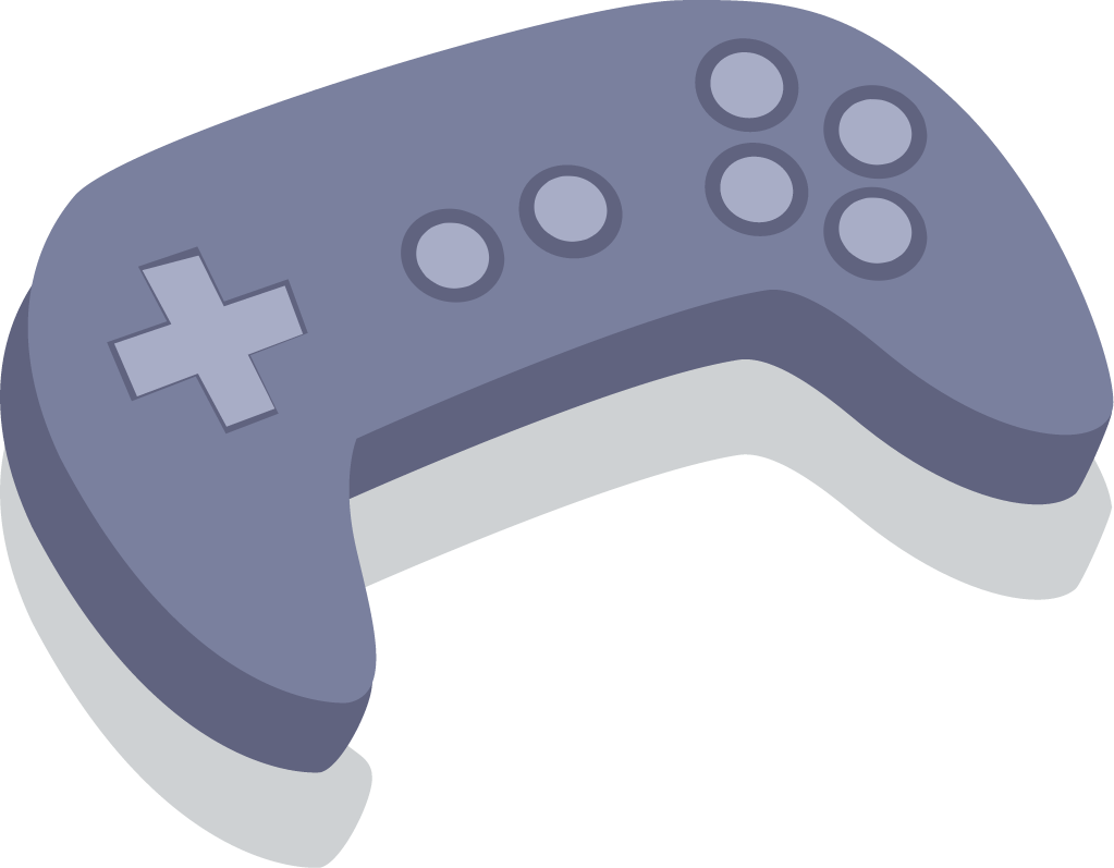 Illustration représentant une console de jeux