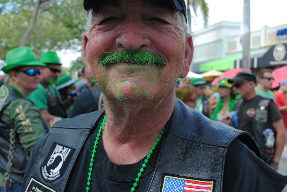 Eat traditional Irish Food and Lager St Patrick's Day parade