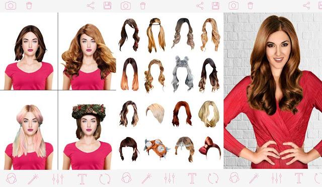 10 Best Hair Styling Apps with makeup tools