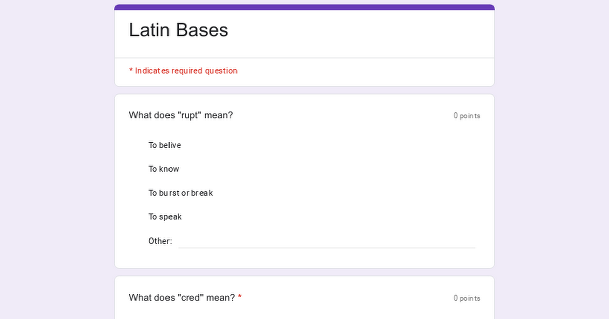 latin-bases