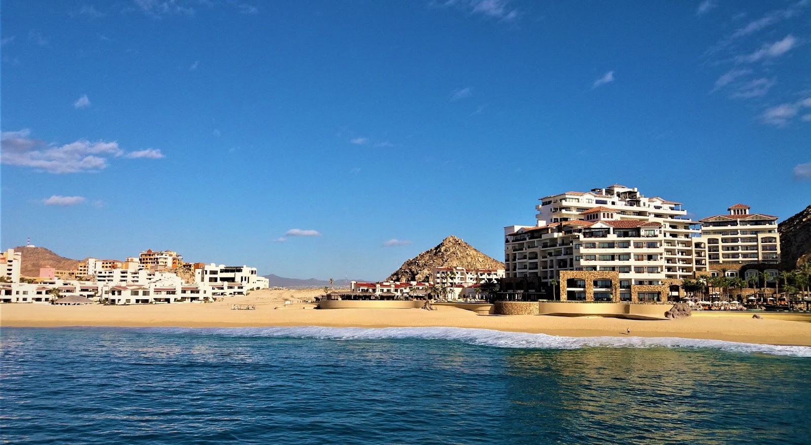 Empty beach during summer in Cabo, the best time to go for cheap prices