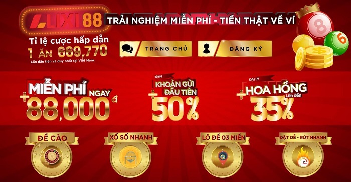 Ưu điểm không thể bỏ qua chỉ có tại Lixi88