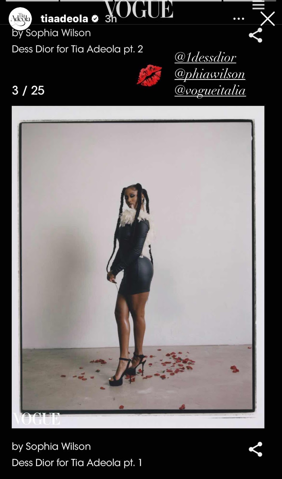 Dess Dior Takes Vogue 