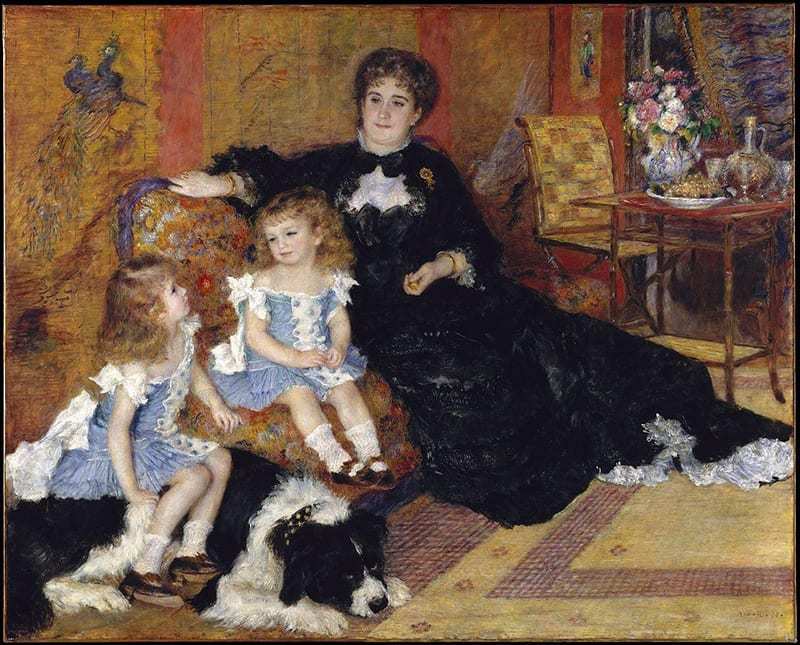 Mme Charpentier and her Children, 1878