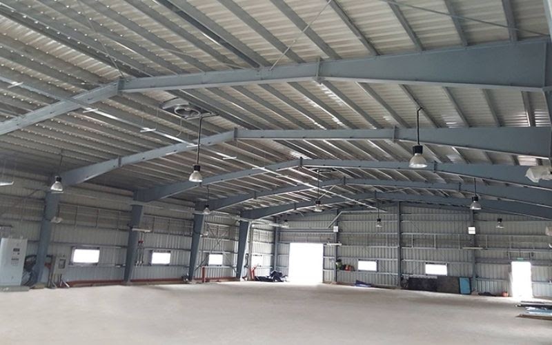 Nhà xưởng nhỏ có kết cấu đơn giản