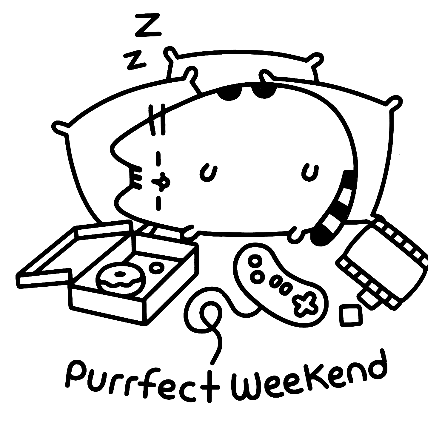 Best Luxury Coloring Pusheen To Print Coloring Pages