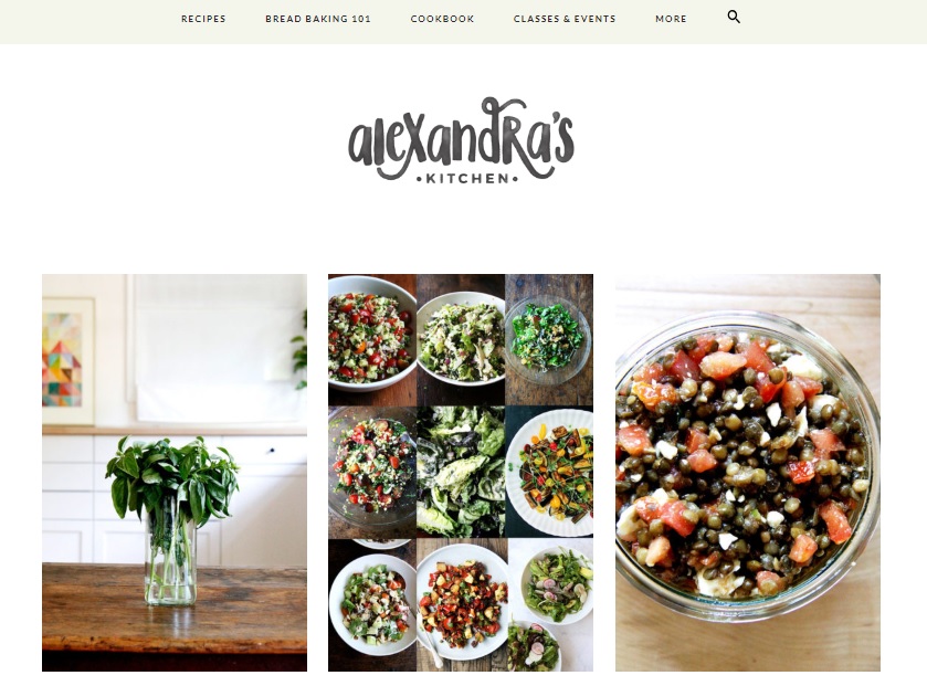 Alexandra Cooks website