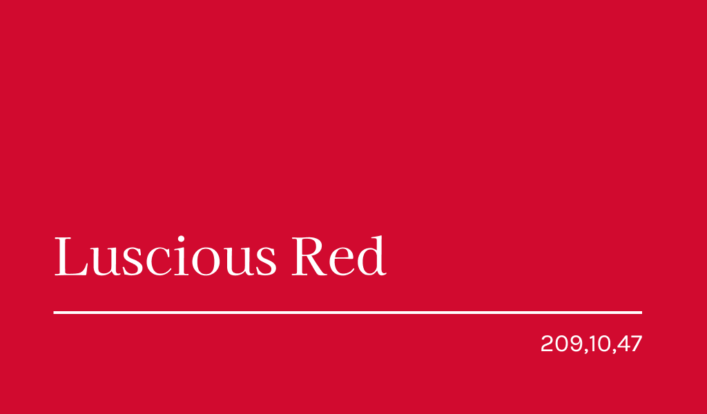 Luscious Red