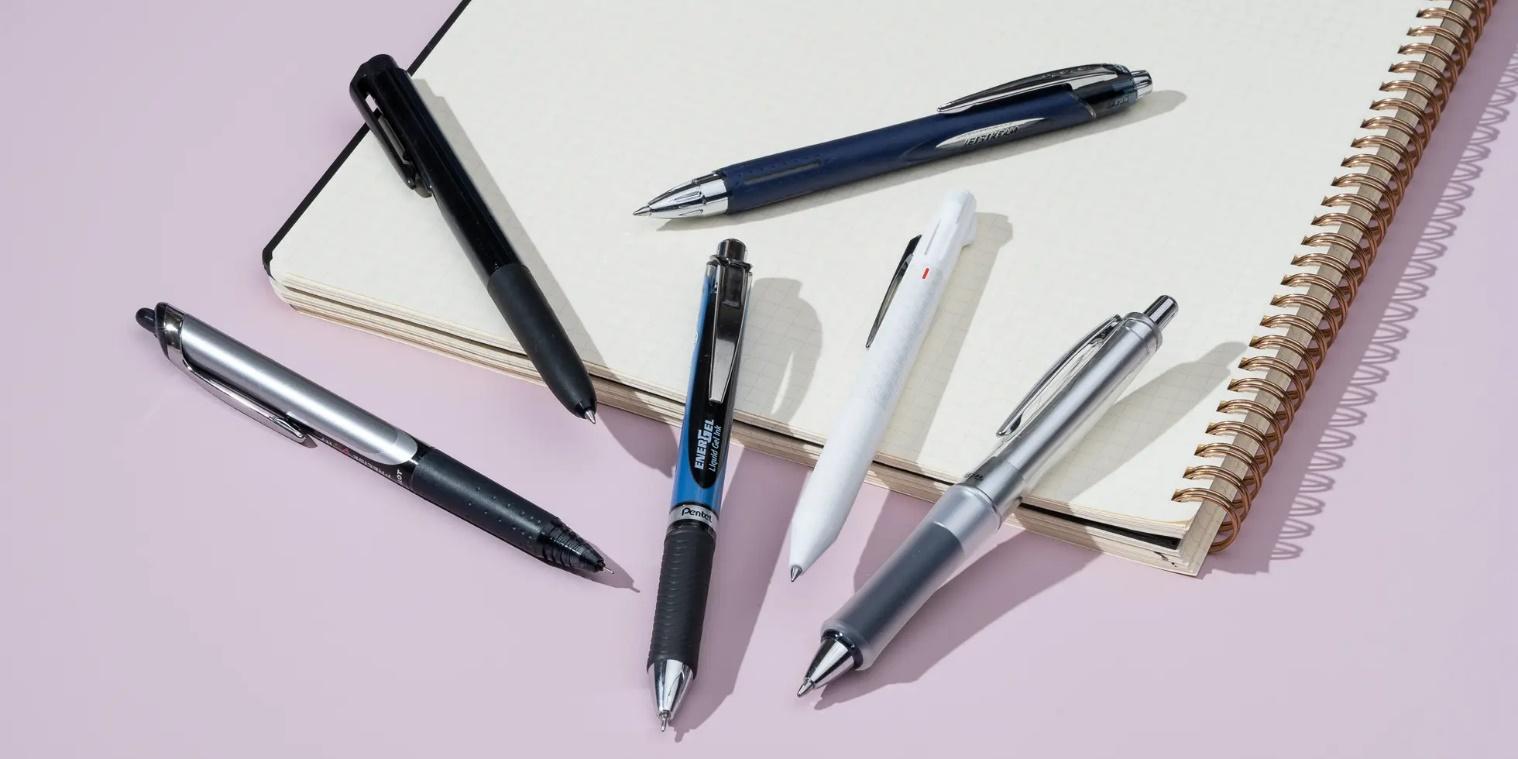 6 different types of pens 