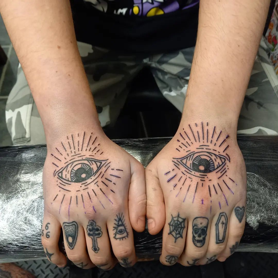 Eye With Skull Tattoo