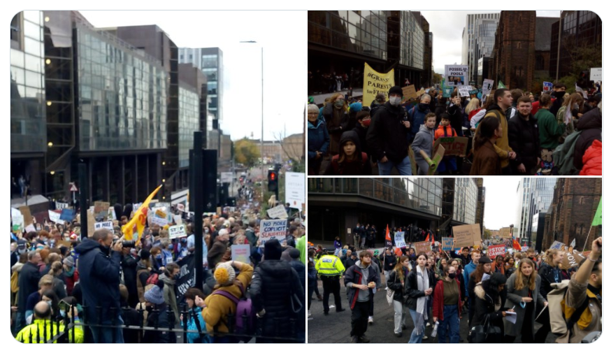 COP26 Glasgow Youth Climate Strike