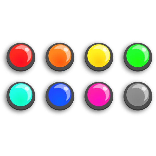 Different Colors of LED Buttons