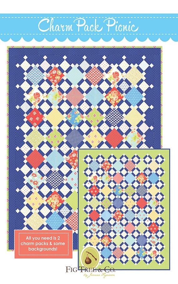 19 Easy Charm Pack Quilt Patterns