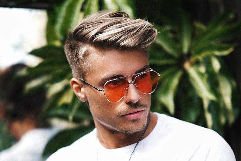 potongan rambut pria yang cocok untuk wajah bulat pria