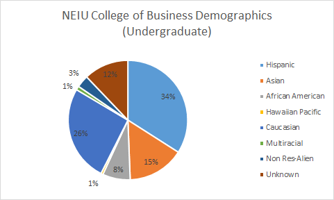 NEIU College of Business undergraduate demographics