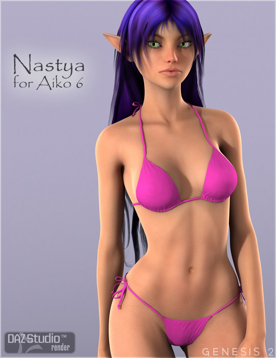 Nastya for Aiko 6 | 3D Models and 3D Software by DAZ 3D