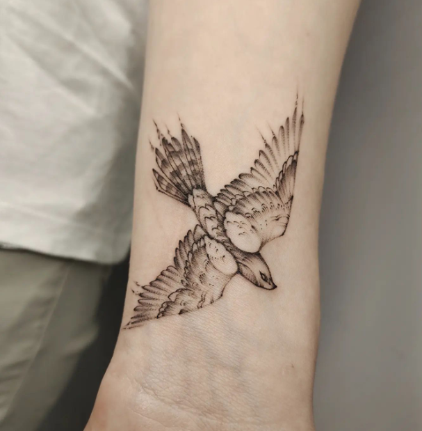 Eagle Wrist Tattoo 