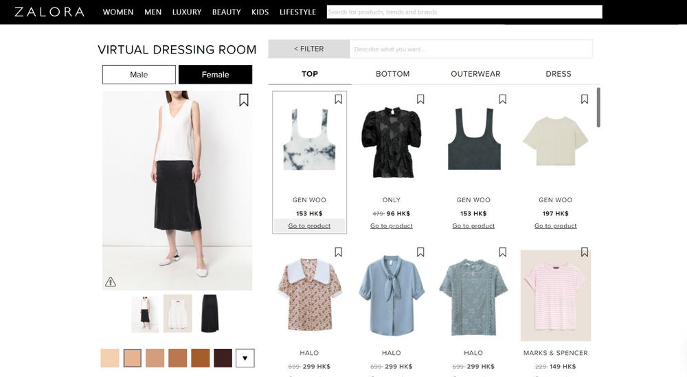 ZALORA online shopping platform