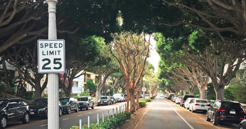 Wilshire-Montana neighborhood in Santa Monica, CA