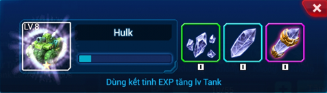 nang level tank trong game BangBang Mobile