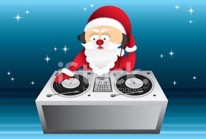 DJ Santa Stock Vector - https://FreeImages.com