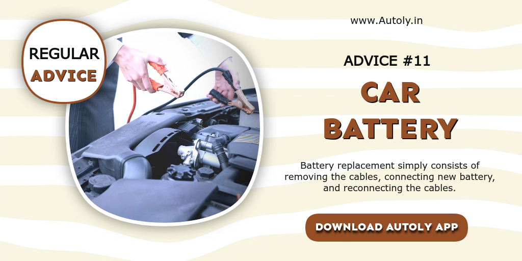 Advice #11: The Expert's Guide to Battery Maintenance. Battery replacement simply consists of removing the cables, connecting new battery, and reconnecting the cables.