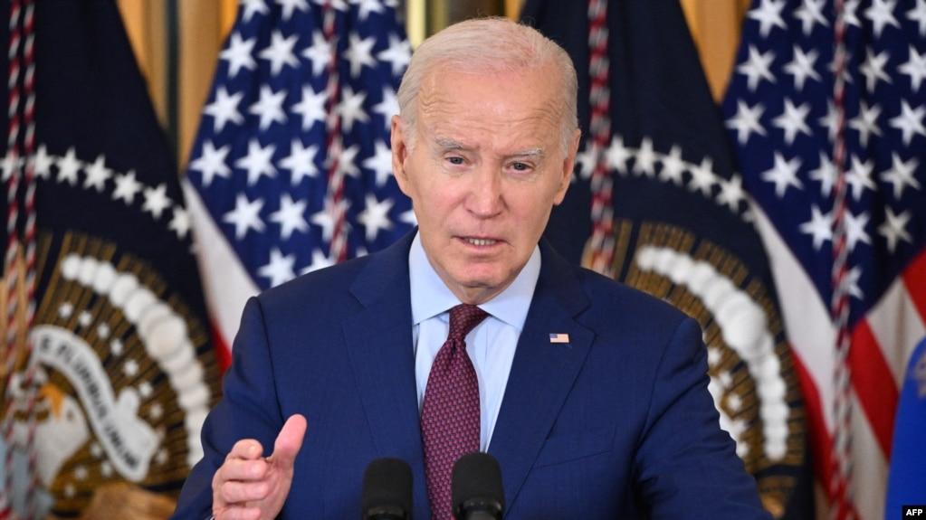 Tổng thống Joe Biden phát biểu tại Nhà Trắng.