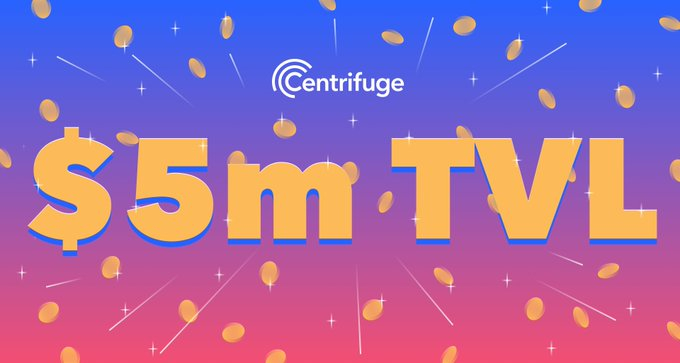 Centrifuge reached 5M TVL