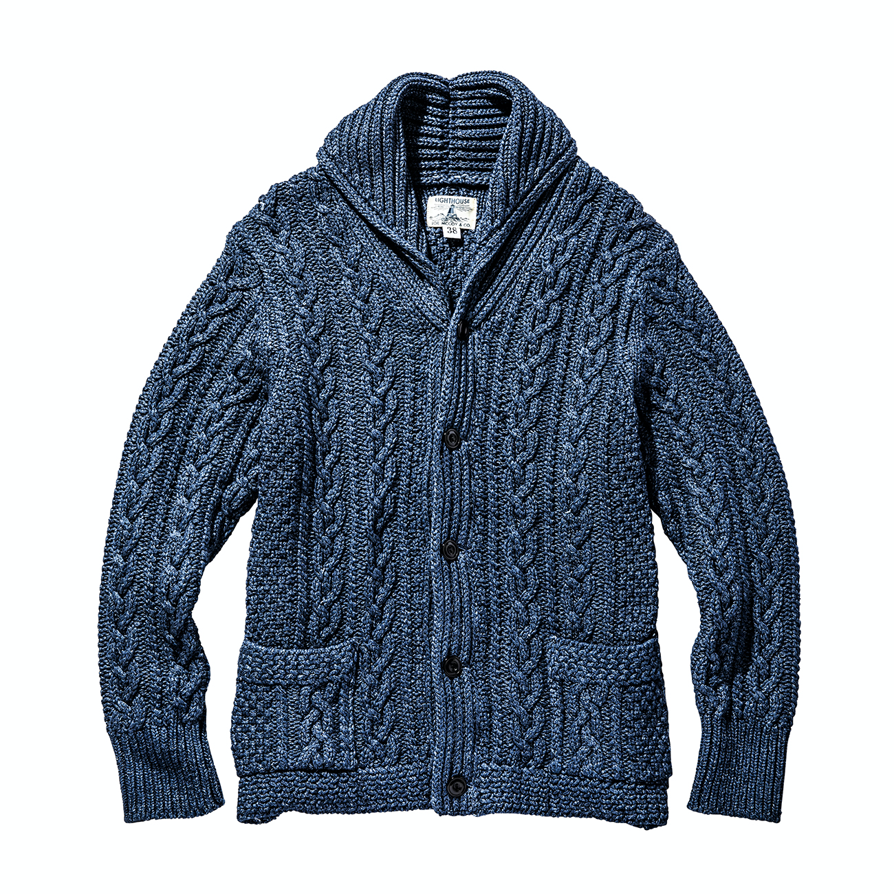 YOUTHUP Mens Knitted Cardigan Fleece Lined Sweater Thick Jumper Warm Winter Jacket 