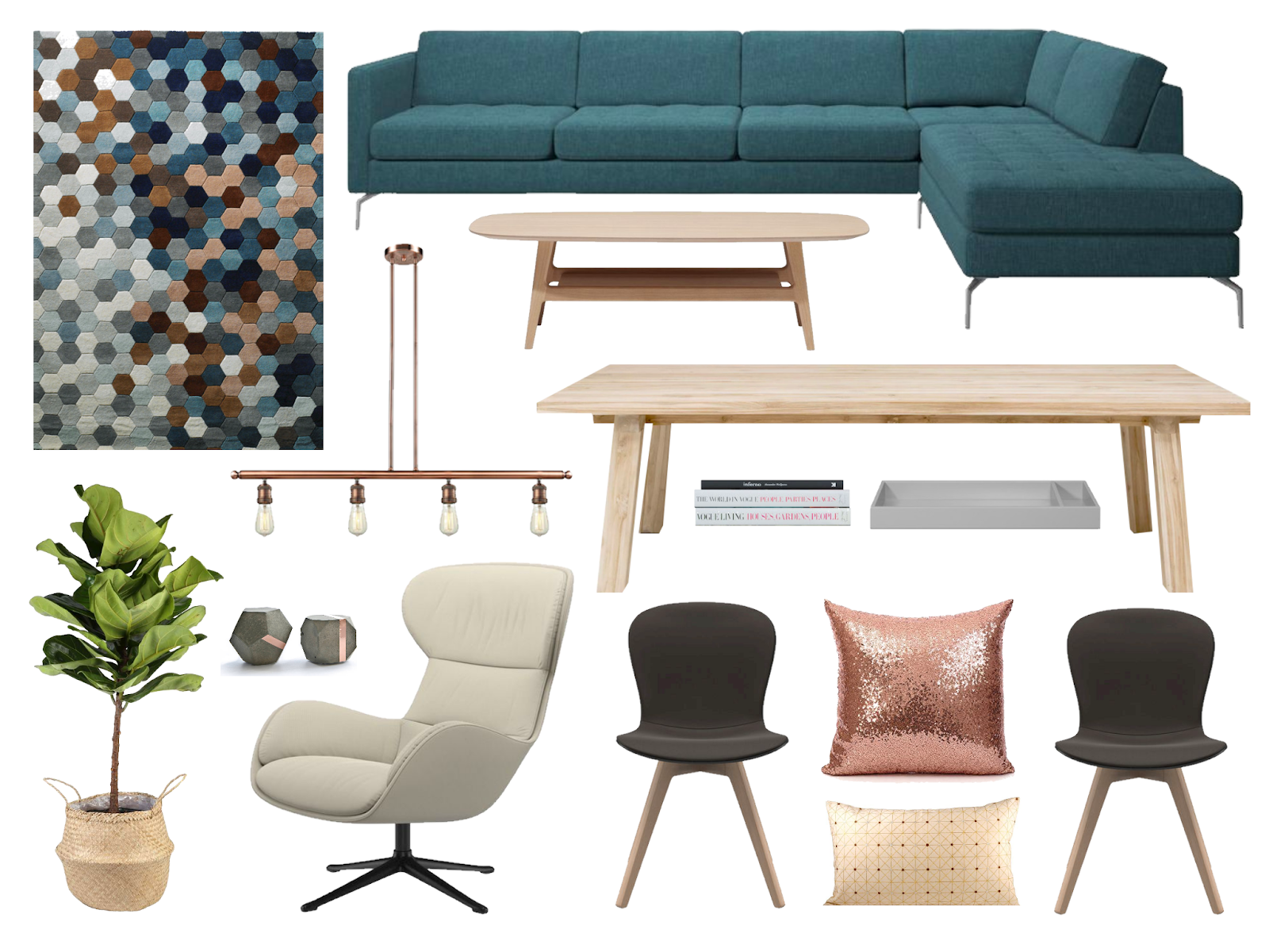 interior design moodboard example