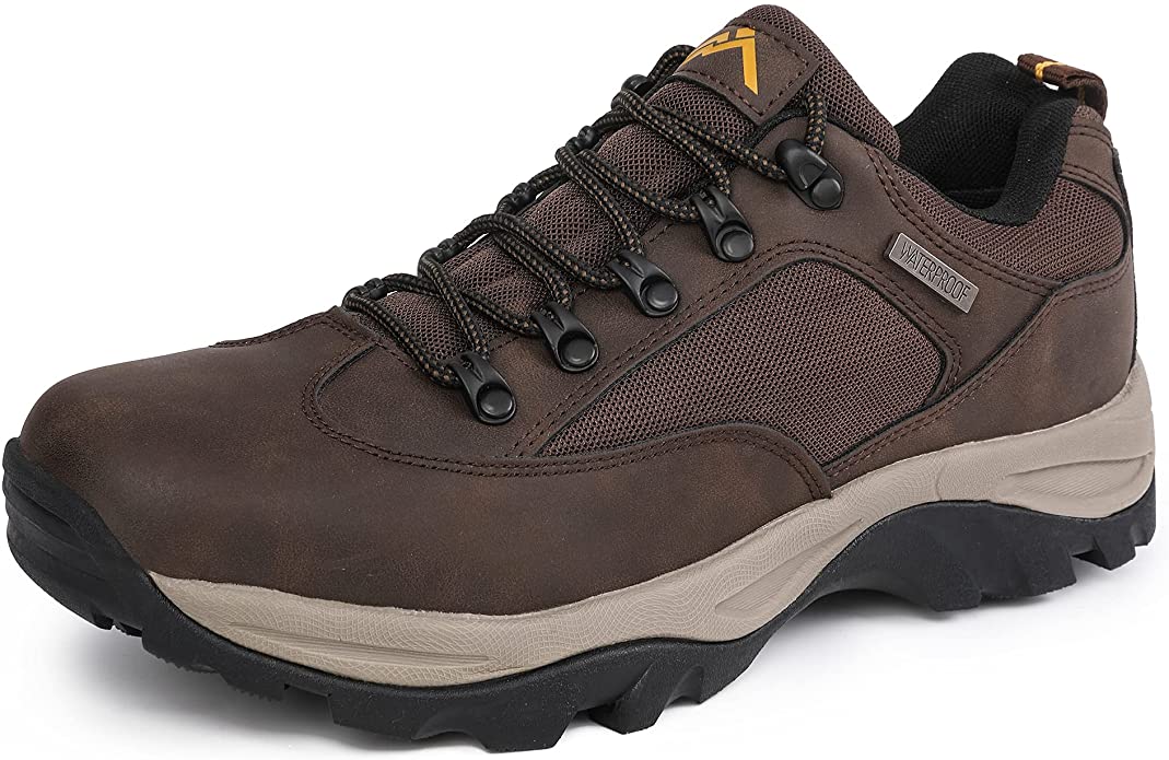CC-Los Men's Waterproof Hiking Shoes Work Shoes Gusseted Tongue All Day Comfort Size 8-13.5