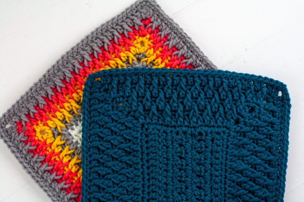 alpine stitch crochet border