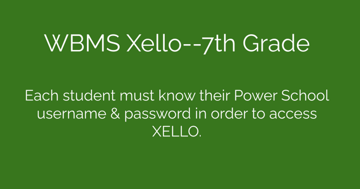 MS Xello 2022--7th grade