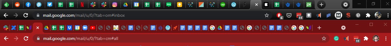 too many tabs and browsers